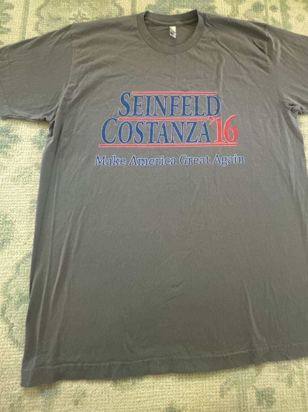 2XL Seinfeld Costanza '16 Make America Great Again T-Shirt American Apparel
